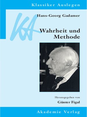 cover image of Hans-Georg Gadamer